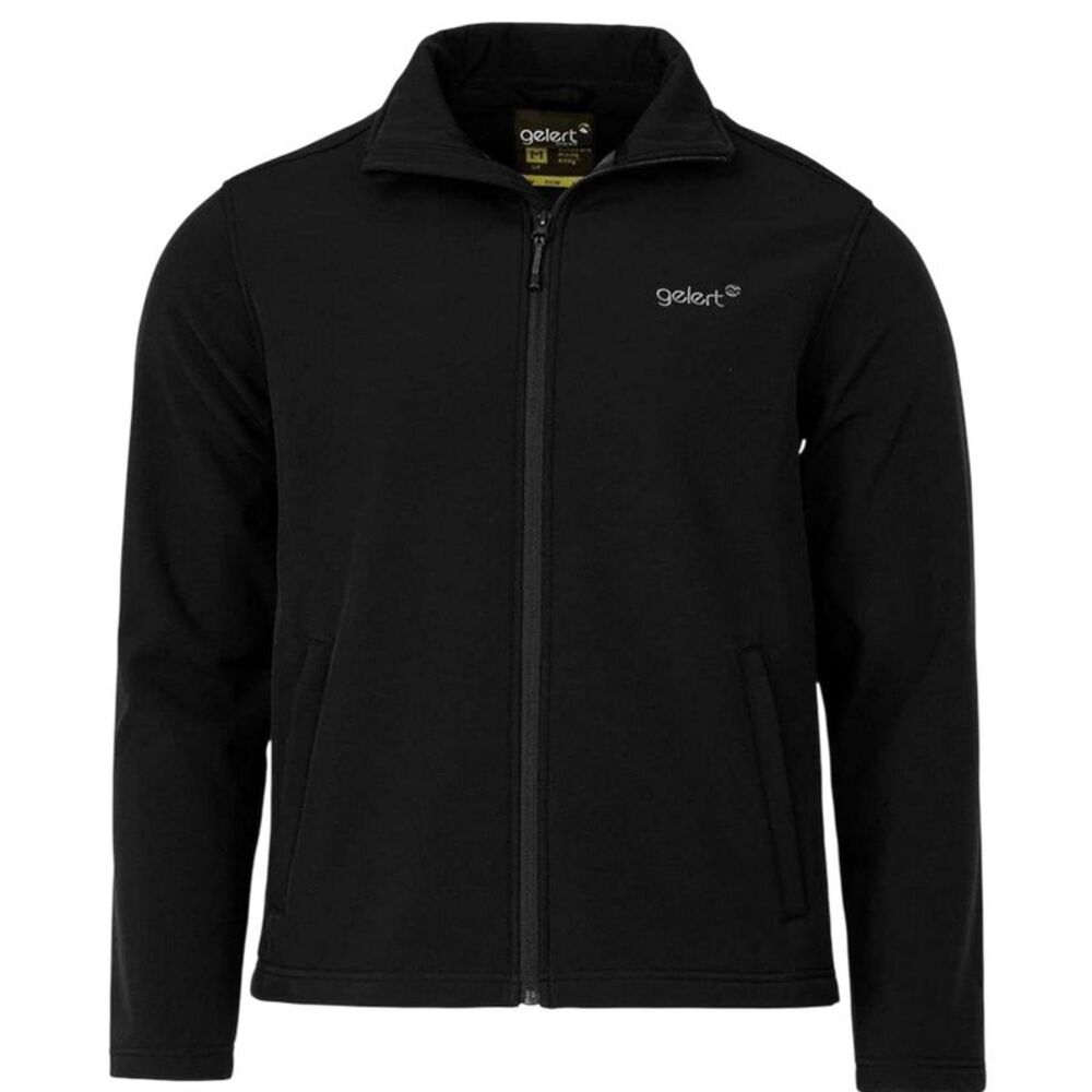 Gelert Mens Logo Soft Shell Jacket / Black